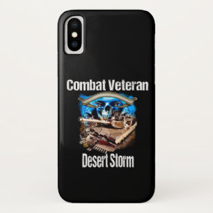 Capa Para iPhone Da Case-Mate Tempestade de deserto do veterano do combate do