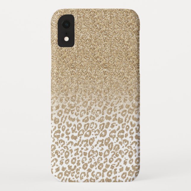 Capa Para iPhone, Case-Mate Tendência Dourada de brilho e gradiente de impress (Verso)