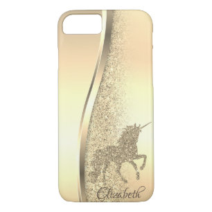 Capa iPhone 8/7 Tendência Legal Glitter Unicorn - Personalizado