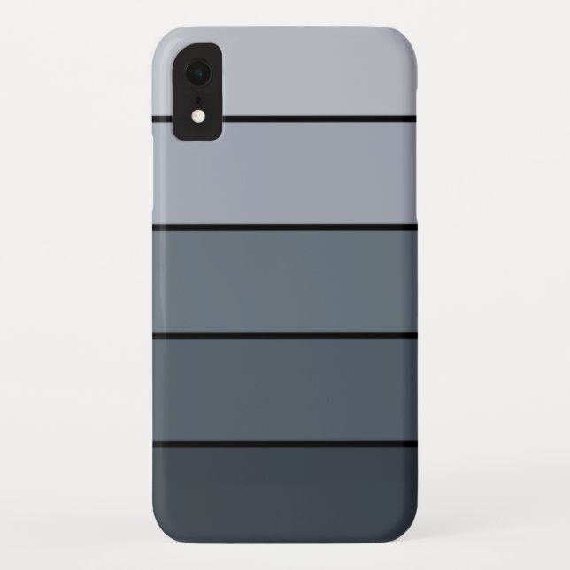 Capa Para iPhone, Case-Mate Tendy Modern Space Cinzas Stripes (Verso)