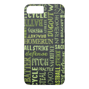 Capa Para iPhone Da Case-Mate Termos do Quadro de Softball Fastpitch