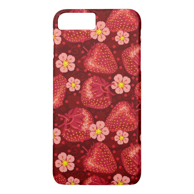 Capa Para iPhone, Case-Mate Teste padrão 2 2 da morango (Verso)