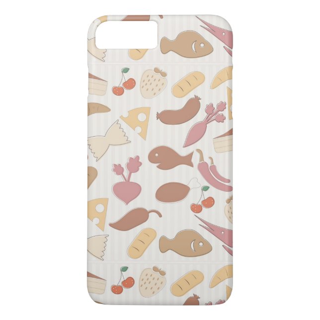 Capa Para iPhone, Case-Mate Teste padrão 2 da comida (Verso)