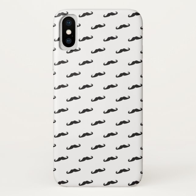 Capa Para iPhone, Case-Mate Teste padrão 2 do hipster do bigode (Verso)