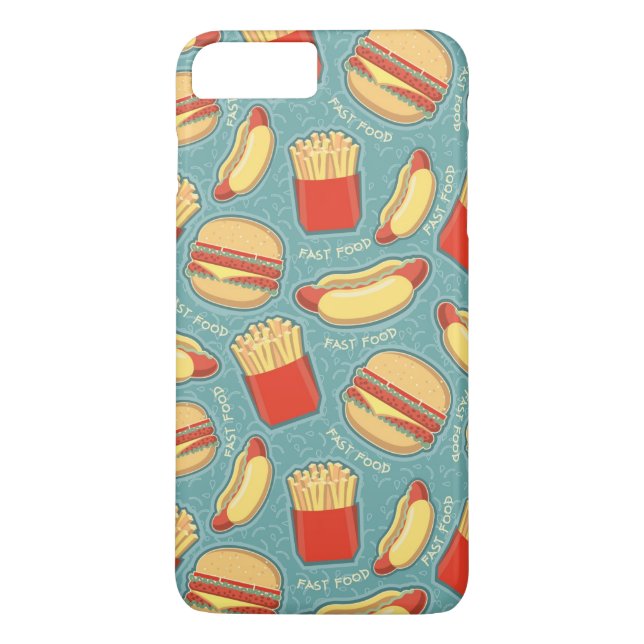 Capa Para iPhone, Case-Mate Teste padrão 3 do fast food (Verso)
