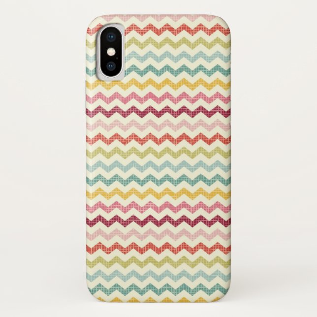 Capa Para iPhone, Case-Mate Teste padrão 4 de Chevron (Verso)