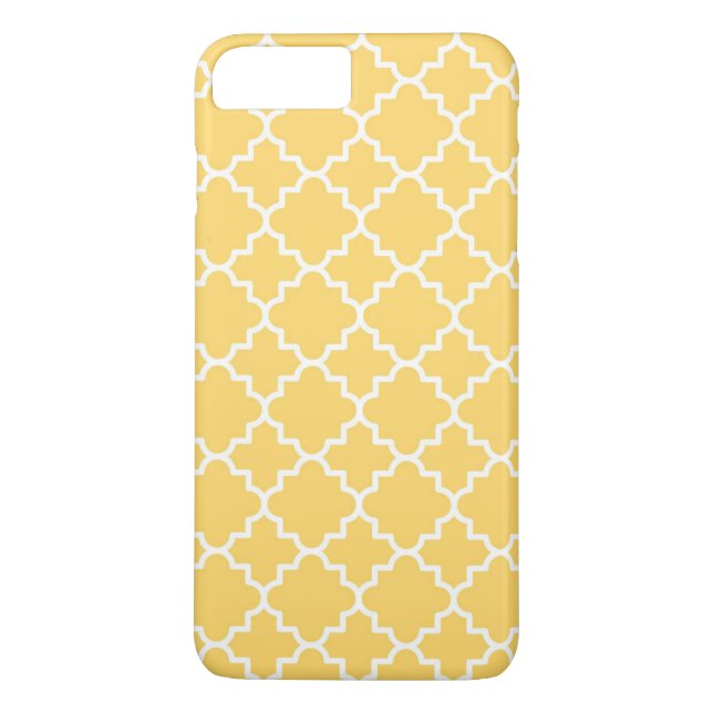 Capa Para iPhone, Case-Mate Teste padrão amarelo de Quatrefoil (Verso)