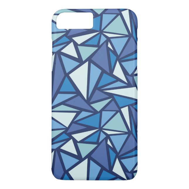 Capa Para iPhone, Case-Mate Teste padrão azul abstrato de Crsytal do gelo (Verso)