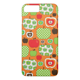 Capa iPhone 8 Plus/7 Plus Teste padrão bonito da ilustração