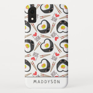 Capa Para iPhone Da Case-Mate Teste padrão bonito do sushi dos desenhos animado
