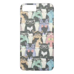 Capa Para iPhone Da Case-Mate Teste padrão bonito dos gatos do hipster