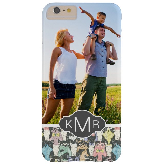 Capa Para iPhone, Case-Mate Teste padrão bonito dos gatos do hipster do (Verso)