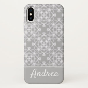 Capa Para iPhone Da Case-Mate Teste padrão branco e cinzento personalizado