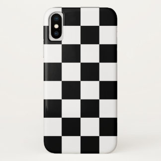 Capa Para iPhone Da Case-Mate Teste padrão Checkered preto & branco (WB)