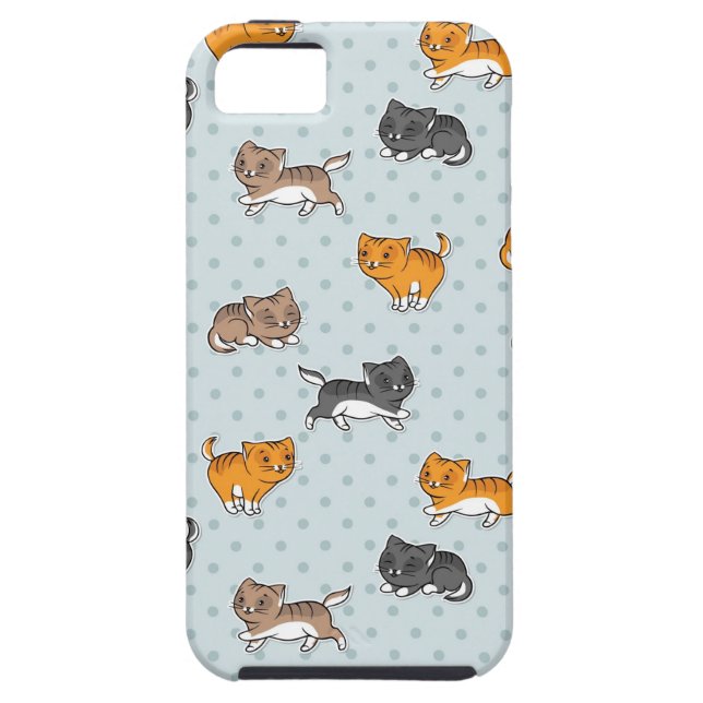 Capa Para iPhone, Case-Mate teste padrão com gatos engraçados (Traseira)