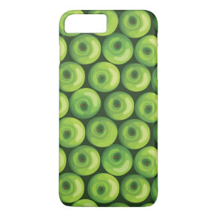 Capa iPhone 8 Plus/7 Plus Teste padrão com maçãs verdes