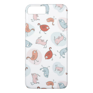 Capa Para iPhone Da Case-Mate teste padrão com pássaros dos desenhos animados