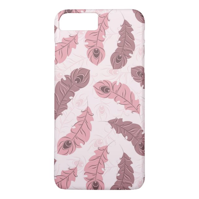 Capa Para iPhone, Case-Mate teste padrão com penas do pavão (Verso)