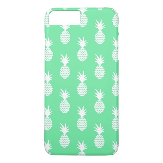 Capa Para iPhone, Case-Mate Teste padrão da hortelã do abacaxi (Verso)