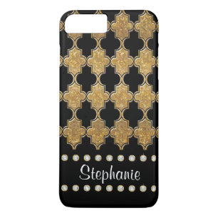 Capa Para iPhone Da Case-Mate Teste padrão da treliça de Quatrefoil da jóia d