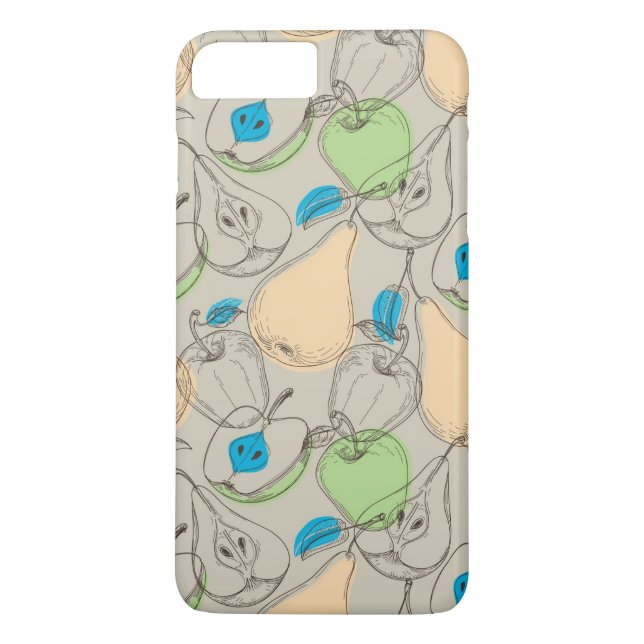 Capa Para iPhone, Case-Mate Teste padrão das frutas (Verso)