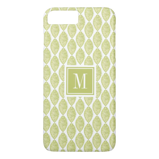 Capa Para iPhone, Case-Mate Teste padrão de flores do monograma | Hygge (Verso)