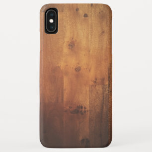 Capa Para iPhone XS Max Teste padrão de madeira do olhar do Woodgrain de