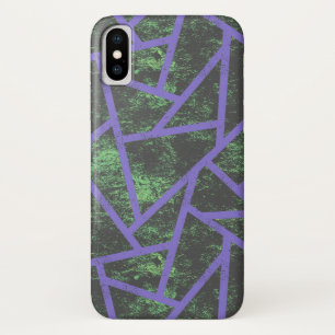 Capa Para iPhone Da Case-Mate Teste padrão de mosaico violeta e verde
