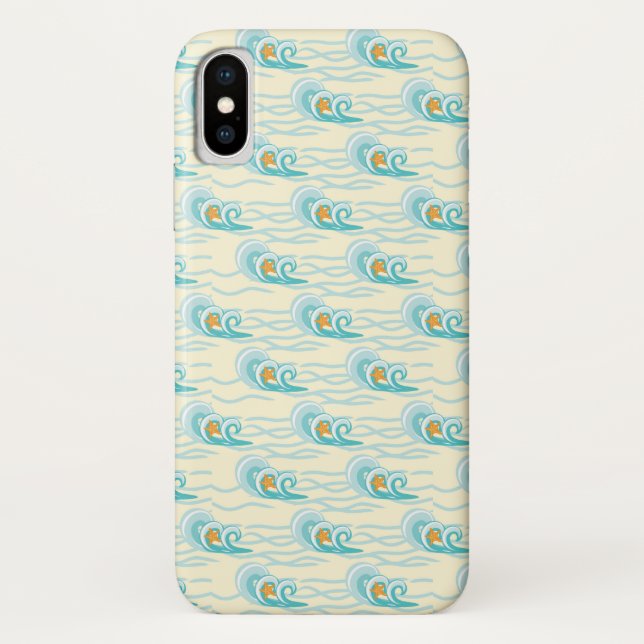 Capa Para iPhone, Case-Mate Teste padrão de ondas macio (Verso)