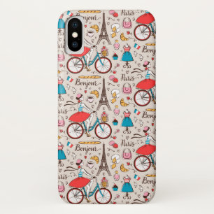 Capa Para iPhone Da Case-Mate Teste padrão de Paris France