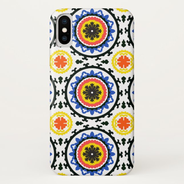 Capa Para iPhone, Case-Mate Teste padrão de Suzani (Verso)