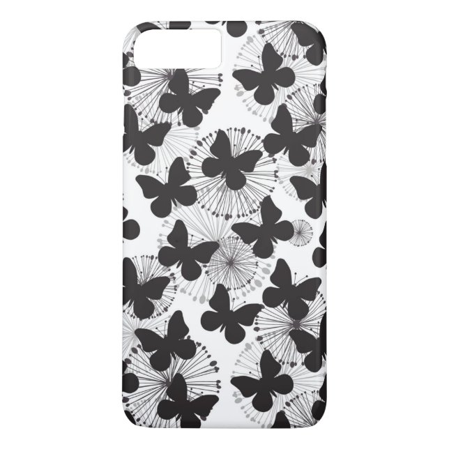 Capa Para iPhone, Case-Mate teste padrão de uma borboleta (Verso)