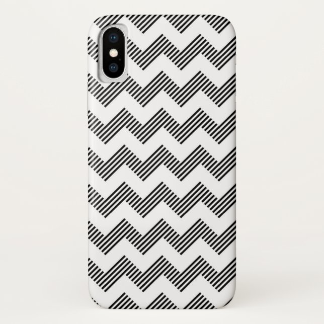 Capa Para iPhone, Case-Mate Teste padrão de ziguezague geométrico (Verso)