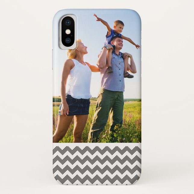 Capa Para iPhone, Case-Mate Teste padrão de ziguezague geométrico da foto (Verso)