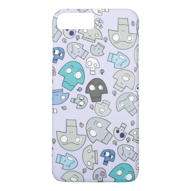Capa Para iPhone, Case-Mate Teste padrão do crânio (Verso)