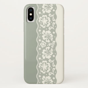 Capa Para iPhone Da Case-Mate Teste padrão do laço, vintage 5 da flor
