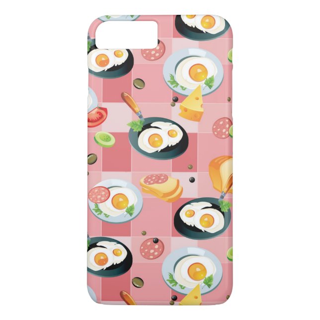 Capa Para iPhone, Case-Mate Teste padrão do tomate e dos ovos fritos (Verso)