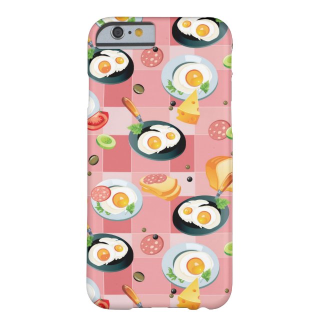 Capa Para iPhone, Case-Mate Teste padrão do tomate e dos ovos fritos (Verso)