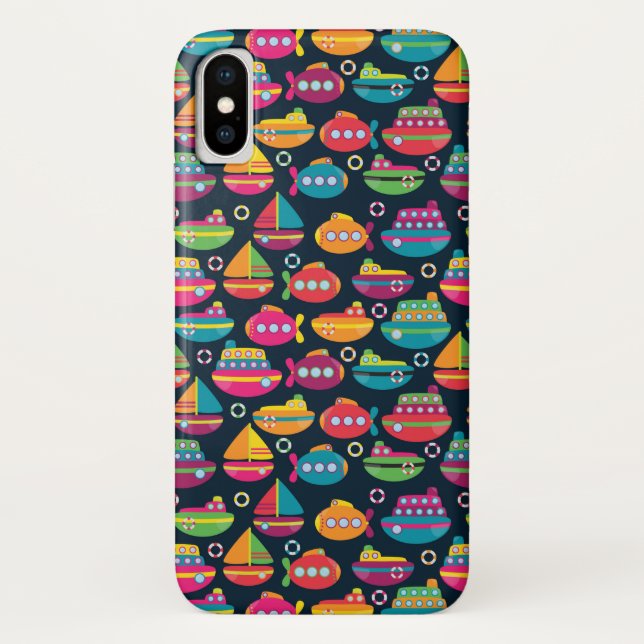 Capa Para iPhone, Case-Mate Teste padrão do transporte do oceano (Verso)