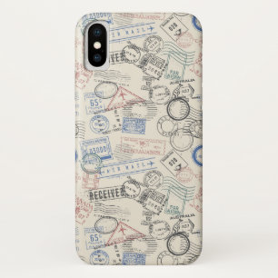 Capa Para iPhone Da Case-Mate Teste padrão dos selos postais do mundo