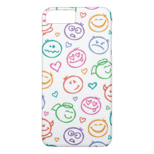 Capa iPhone 8 Plus/7 Plus teste padrão dos sorrisos