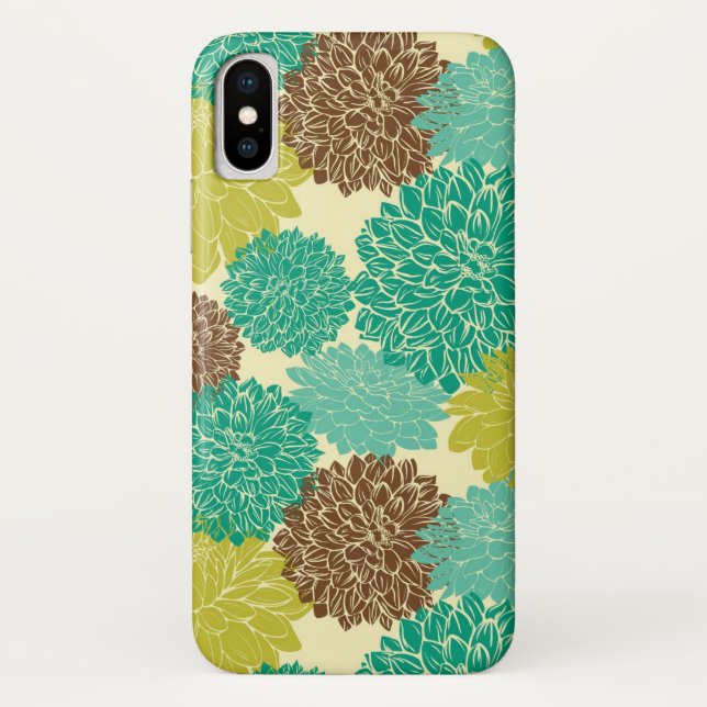 Capa Para iPhone, Case-Mate Teste padrão floral 10 (Verso)