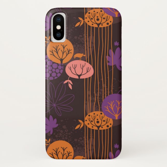 Capa Para iPhone, Case-Mate Teste padrão floral 2 (Verso)