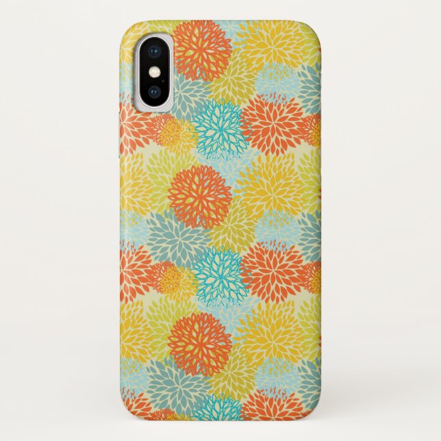 Capa Para iPhone, Case-Mate Teste padrão floral 3 (Verso)