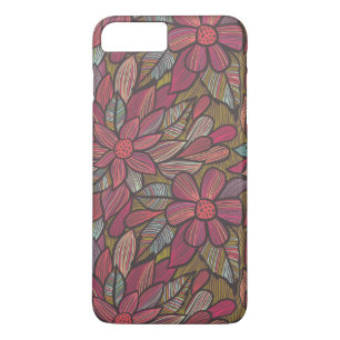 Capa iPhone 8 Plus/7 Plus Teste padrão floral 4 3