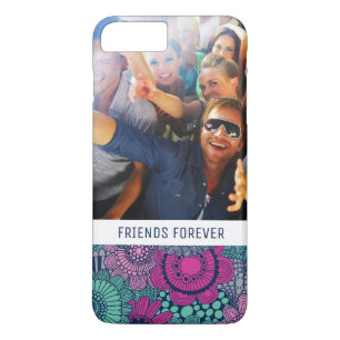 Capa iPhone 8 Plus/7 Plus Teste padrão floral à moda feito sob encomenda d