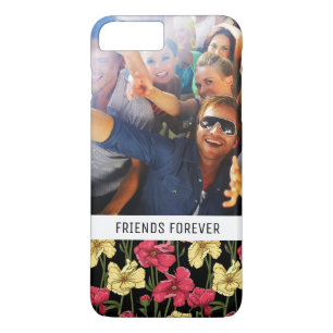Capa iPhone 8 Plus/7 Plus Teste padrão floral elegante feito sob encomenda 