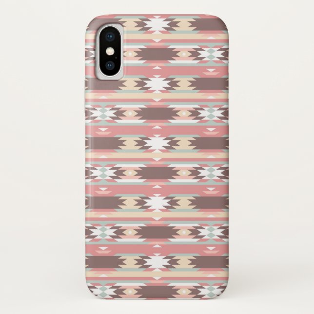 Capa Para iPhone, Case-Mate Teste padrão geométrico no estilo asteca 2 (Verso)
