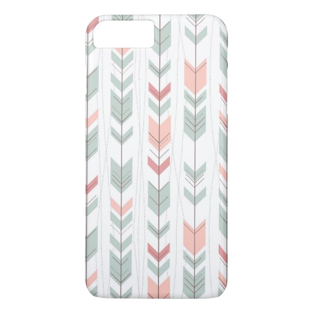 Capa Para iPhone, Case-Mate Teste padrão geométrico no estilo retro (Verso)
