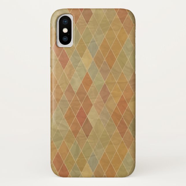 Capa Para iPhone, Case-Mate Teste padrão geométrico retro 2 (Verso)